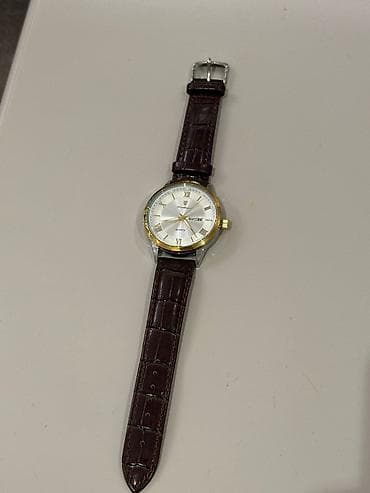 elektron saat satisi: Qol saatı, rəng - Qəhvəyi — 4