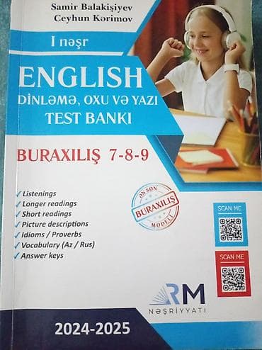 Məhsul: “English – Dinləmə, Oxu və Yazı Test Bankı” (I nəşr) Təyinat — 1