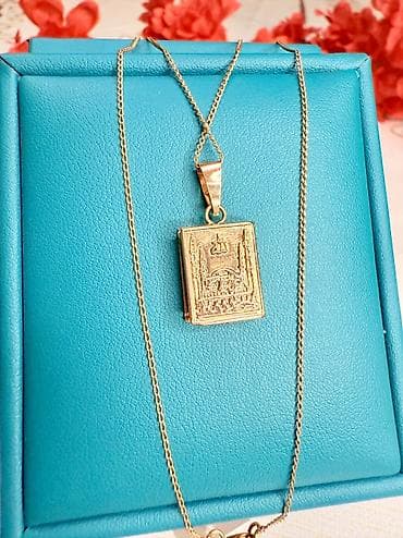 versace boyunbagi: Boyunbağı, Sarı qızıl, 585 Əyar, 341 g — 3