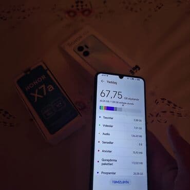 xbox one s: Honor X7a, 128 GB, rəng - Göy — 2