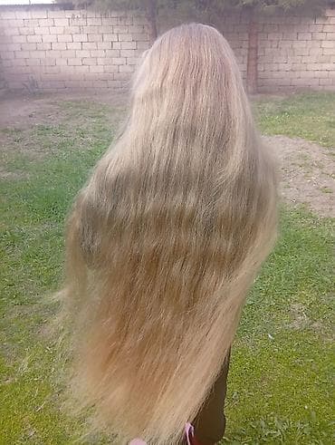 qısa donlar 2023: Təbii uşaq saci satlir canlı çox gözəl rəngi var 50santi satlir — 4