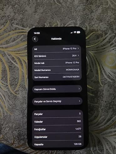 not 12 pro: IPhone 12 Pro, 128 GB, Pacific Blue, Simsiz şarj — 7