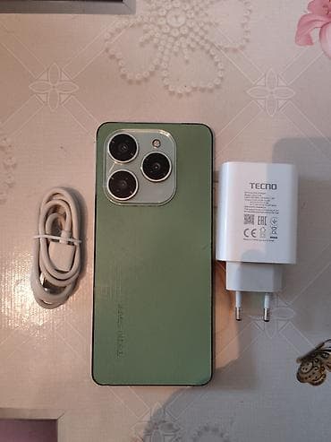samsung 2 el telefon: Tecno Spark 20 Pro, 256 GB, rəng - Yaşıl, İki sim kartlı — 1