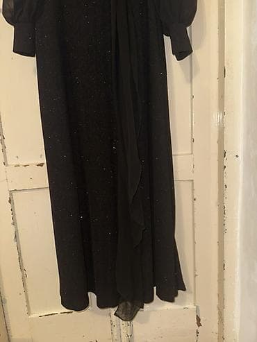 qara don: Qara rəngli zərli ziyafət donu -Ölçü: 50 - Klassik qara tonlarda — 5