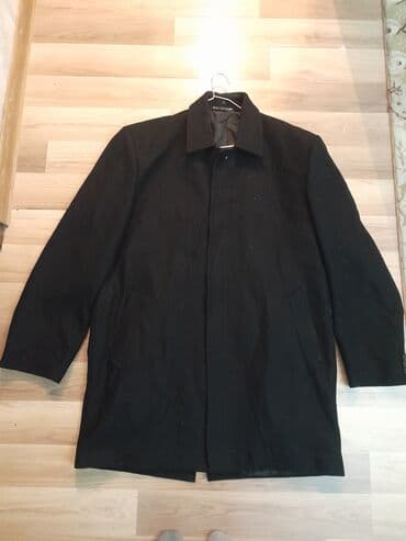 Cinslər: Richter kişi palto - Rəng: qara - Model: klassik düyməli, düz kəsim - — 1