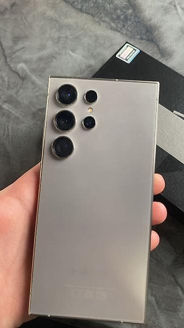 samsung s8 plus ekran: Samsung Galaxy S24 Ultra, rəng - Gümüşü, Qırıq — 1