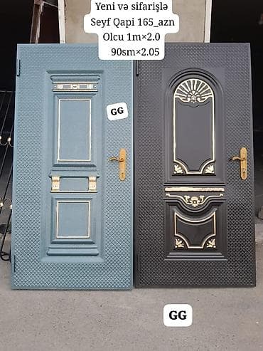 qar kureciyi: Yeni Giriş qapısı 90x205 sm Zamok və çərçivə ilə, Zəmanətli, Ödənişli quraşdırma, Ünvandan götürmə, Ödənişli çatdırılma — 2