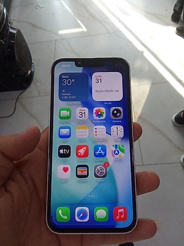 iphone 13 mini lalafo: IPhone 13, 128 GB, Starlight, Simsiz şarj — 5