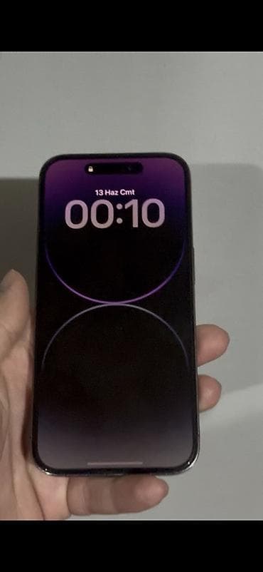 i fone 10: IPhone 14 Pro, 256 GB, Deep Purple, Simsiz şarj, Face ID — 1