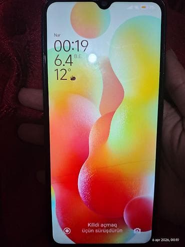 islenmis redmi: Redmi 12C, 128 GB, rəng - Mavi, Barmaq izi — 2