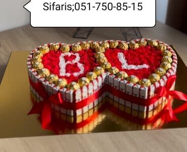 qadın üçün hədiyyə: Bas herflerle hazirlanan kinder xoncalar sifarisle — 7