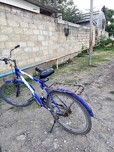 velosiped mağazası: Şəhər və kənd yolları üçün praktiki velosiped - Rəng: mavi-ağ - — 2
