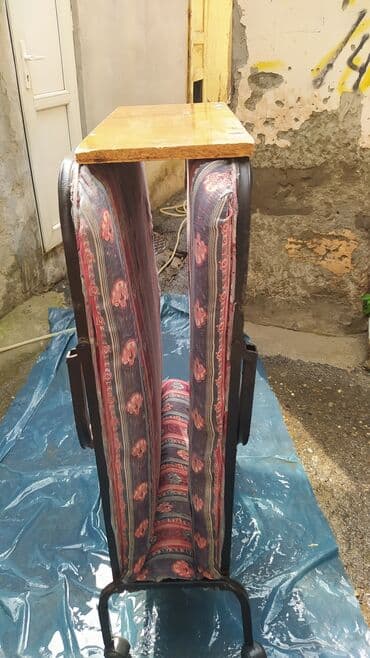 раскладушка с матрасом: Б/у, Раскладушка с матрасом — 4