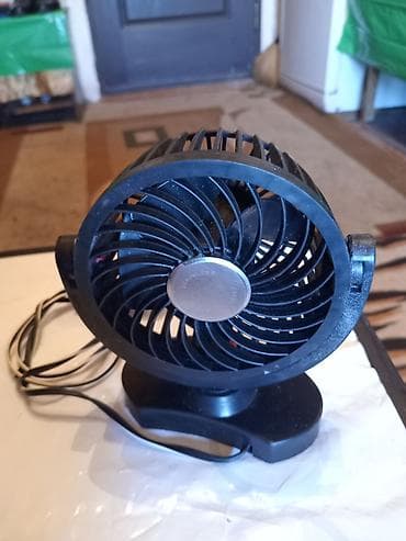 ventilator lustra: Avtomobil üçün mini ventilyator - Qidalanma: 12V avtomobil siqaret — 3