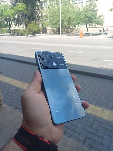 id: Poco X6, 256 GB, rəng - Göy, Zəmanət, Sensor, Barmaq izi — 1