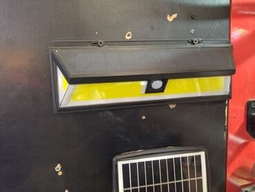 sensorlu lampa: Günəş ☀️⛅ enerjisi ilə işləyən sensorlu işıq lampa fasad divar önü — 6