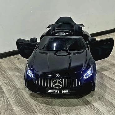 şaxta baba hədiyyələri: Uşaq üçün elektrikli mini avtomobil – Mercedes üslubunda, model FT-998 — 2