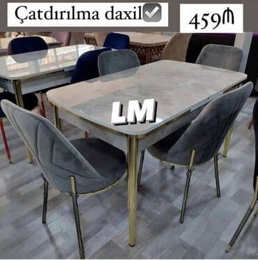 qabax stolu: Masa dəsti 💥 TÜRK FABRİKAENDİRİMLƏ : 459₼ 💃🏻 Yeni və depodan satış — 2
