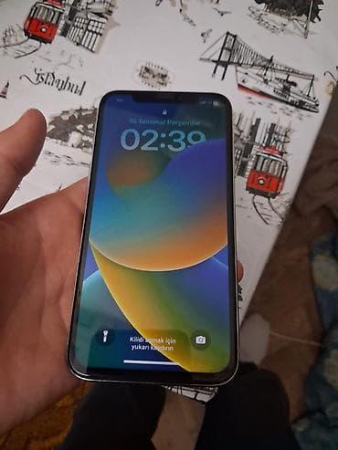 x printer: IPhone X, 64 GB, Ağ, Qırıq — 1