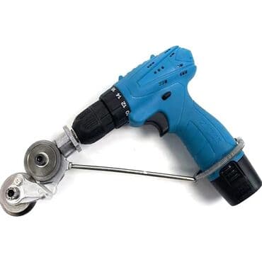 əl tərəzisi: YENI Jest demir nerjaveyka kesen Drel başliğina keçirerek — 2