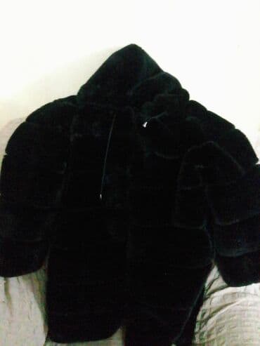 Mini: Kürk, 4XL, rəng - Qara — 4