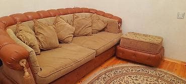 diva divan: İşlənmiş, Divan, 2 kreslo, Bazasız, Açılan — 2