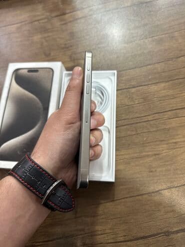 15 pro max 512 qiymeti: IPhone 15 Pro Max, 256 GB, Natural Titanium, Zəmanət — 4