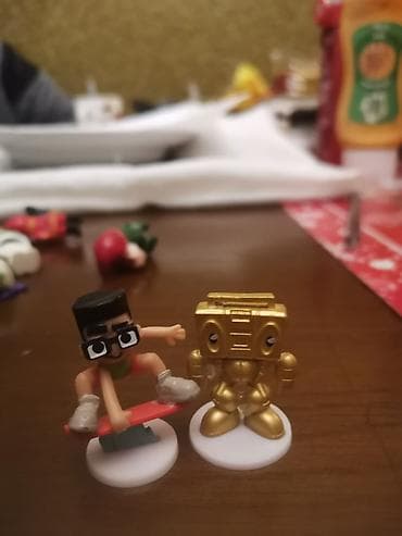 plastik qab: Fiqur, Plastik, rəng - Qızılı — 1