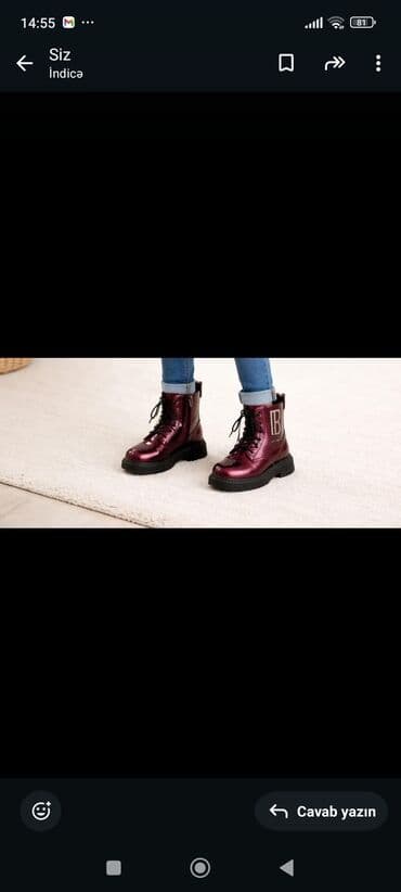 Женская обувь: Qiz usagi ucun sapaski 32 razmer — 1