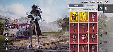 PUBG Mobile hesabı İcarəyə Verilir Saat 1 AZN ⚜️Kolleksiyon 58-sv