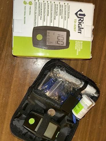 URight TD-4267 qan qlükoza ölçmə sistemi Xüsusiyyətlər: - Ketona