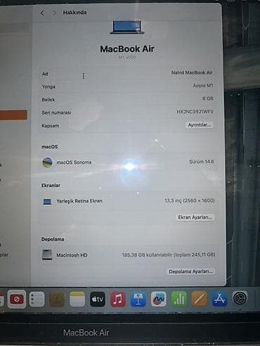 mini pc computer: Apple MacBook Air13 (M1, 2020) – Space Gray - Prosessor: Apple M1 - — 3