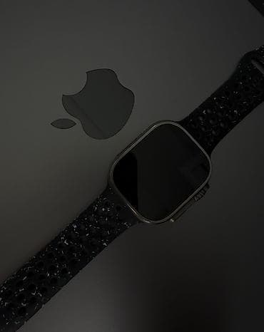 Smart saatlar: Apple Watch Ultra 2 – 49 mm titan korpus, safir kristal şüşə, keramika — 2