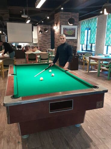 nerd taxta satisi: Pul stolu 8 fut Amerikan pul stolu satilir Qara mermerden.temiz — 2