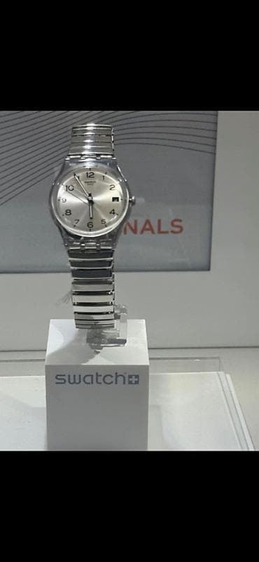 часы swatch: Swatch Originals kişi/qadın qol saatı - Korpus: şəffaf polikarbonat - — 3