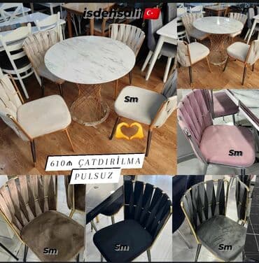 uz qaş stolu: Masa ve oturacaq rəng seçimi var — 1