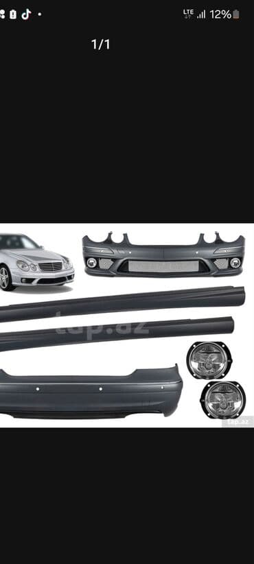 w210 on bufer: Ön, Mercedes-Benz W211, 2008 il, Ünvandan götürmə — 1