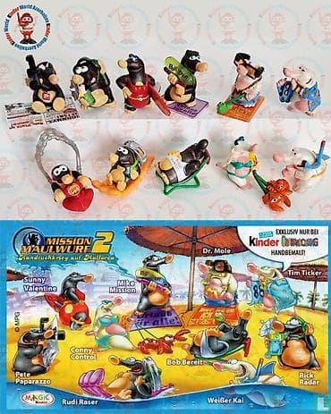 oyuncaqlar: Kinder Surprise kolleksiya fiqurları – “Mission Maulwurf 2 — 1