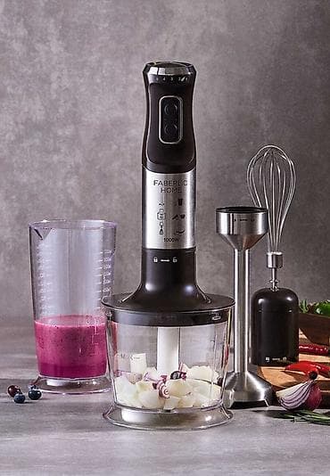 plazma televizyonlar: Faberlic Home 3‑i‑1 əl blenderi dəsti Xüsusiyyətlər: - Güc: 1000 W – — 2