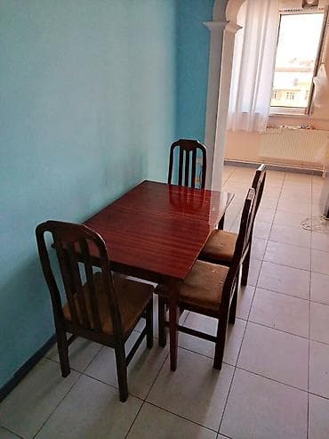 Для кухни, Новый, Нераскладной, Прямоугольный стол, 4 стула — 1