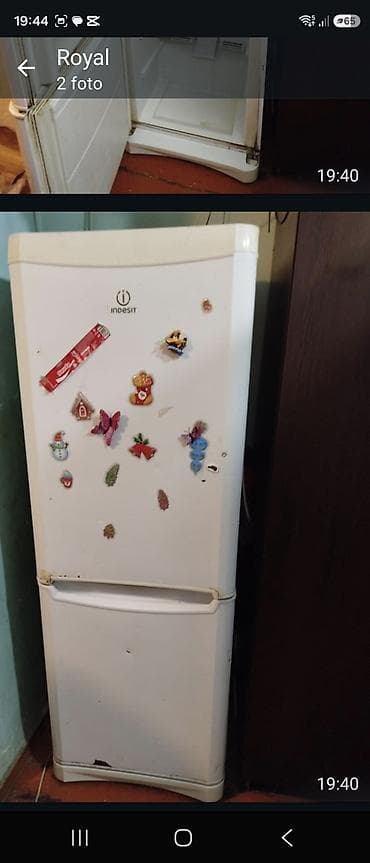 panel cit: Indesit soyuducu - Aşağıda dondurucu, yuxarıda əsas soyutma bölməsi — 2