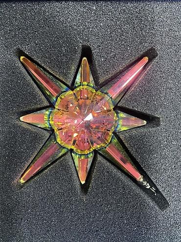 Kristal ulduz bəzəkləri – 2 növ - Material: yüksək keyfiyyətli