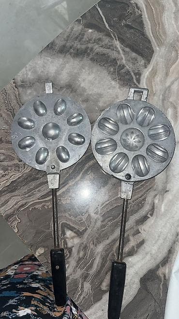 cerez: Şirniyyət qəlibləri, rəng - Gümüşü, Metal, Oval — 3