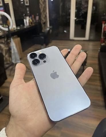 apple iphone 1: IPhone 13 Pro, 256 GB, Gümüşü, Face ID — 1