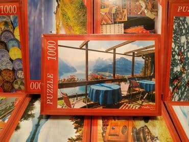 4000 elementli pazllar: Pazl. Puzzle. 1000 hissəli rusiya istehsali pazllar. Hazır yığılmış — 4