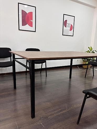 kreditle plastik qapi pencere: Konfrans zalı üçün, Dördbucaq masa — 1