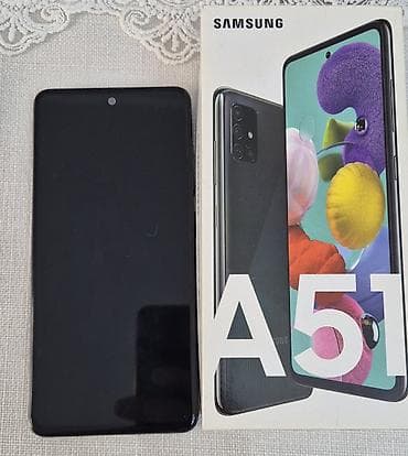 ucuz işlənmiş telefon: Samsung Galaxy A51, 128 GB, rəng - Qara, İki sim kartlı — 5