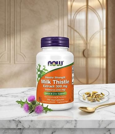 il: 🇺🇸 ABŞ istehsalı – NOW Foods Milk Thistle Extract 🌿💊 1968-ci ildən — 1