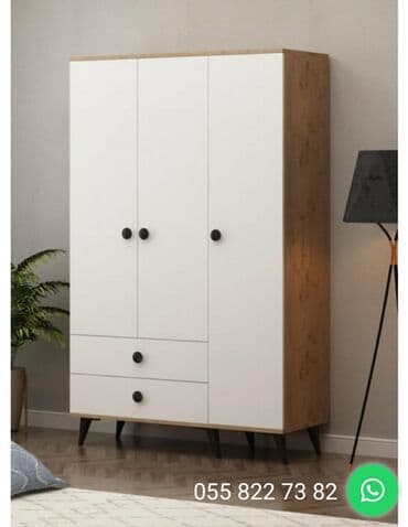 mebell: Yeni, Açılan, 3 qapılı Düz dolab, Qarderob, paltar dolabı, Azərbaycan — 9