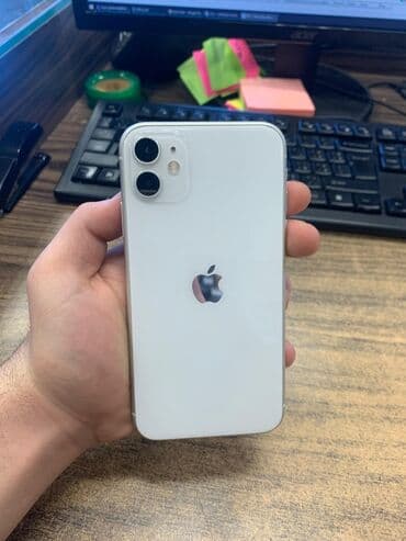 iphone 11 kreditlə: IPhone 11, 64 GB, Ağ — 1